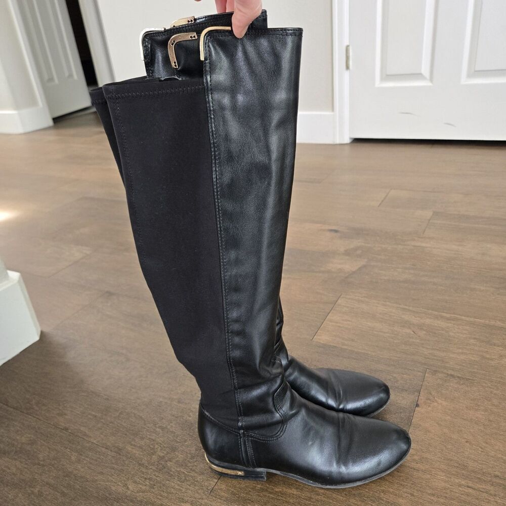 Marc Fisher Knee Black Boot Womens Size 9